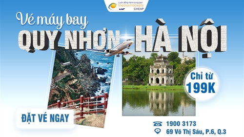 Vé máy bay Quy Nhơn Hà Nội chỉ từ 199K - Nhanh tay 