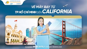 Giá vé máy bay từ TPHCM đi California 