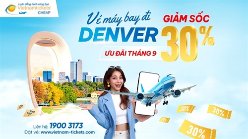 Vé máy bay đi Denver: Khám phá thủ đô cao nguyên bang Colorado