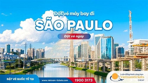 Vé máy bay đi Sao Paulo giá rẻ nhất