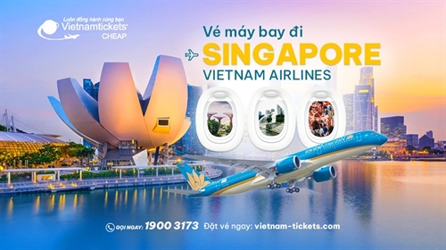 Vé máy bay đi Singapore Vietnam Airlines giá rẻ chỉ từ 51 USD