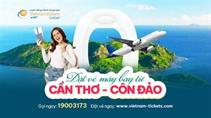 Vé máy bay Cần Thơ Côn Đảo giá rẻ chỉ từ 999.000 VNĐ