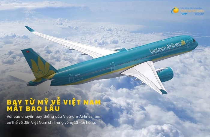 bay từ Mỹ về Việt Nam mất bao lâu? bay thẳng cùng Vietnam Airlines