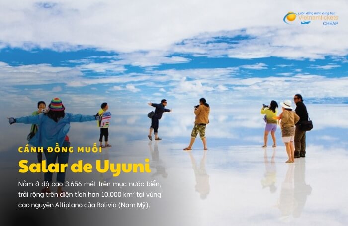 cánh đồng muối Salar de Uyuni 