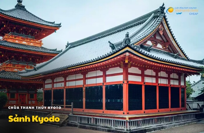 chùa thanh thủy Kyoto sảnh kinh