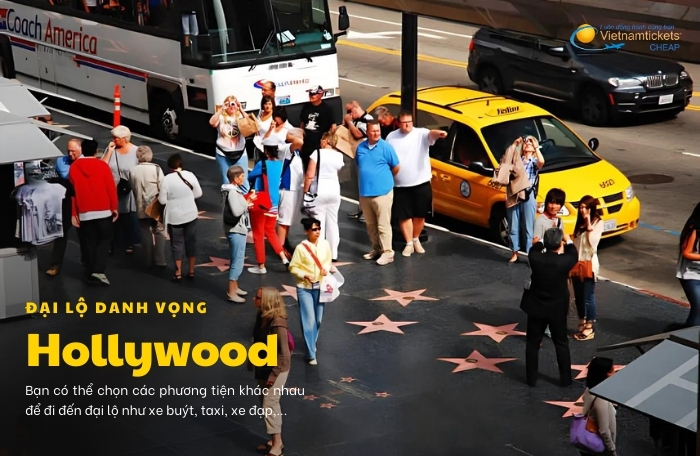 Đại lộ danh vọng Hollywood phương tiện di chuyển