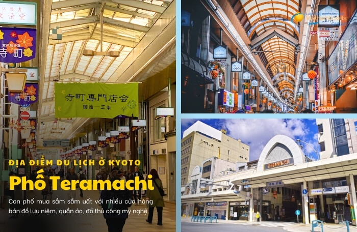 địa điểm du lịch ở Kyoto phố Teramachi