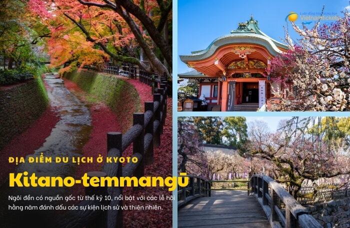 địa điểm du lịch ở Kyoto Chùa Kitano