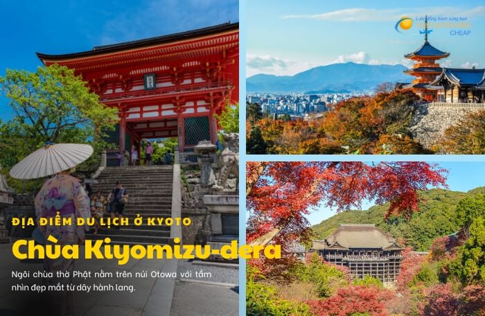 địa điểm du lịch ở Kyoto Chùa Kiyomizu-dera