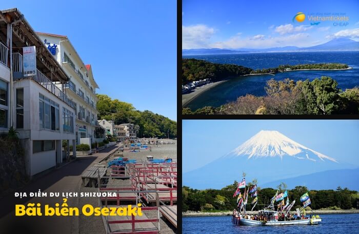 địa điểm du lịch Shizuoka Bãi biển Osezaki tại Numazu