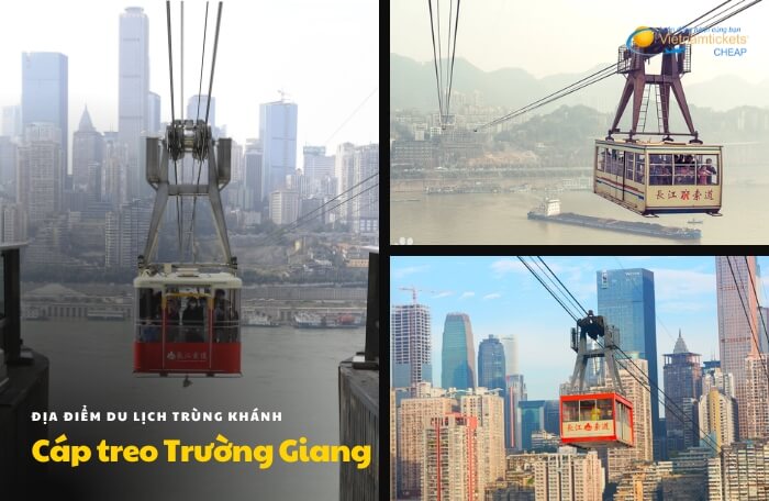 Địa điểm du lịch Trùng Khánh Cáp treo Trường Giang