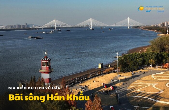 Địa điểm du lịch Vũ Hán Bãi sông Hán Khẩu