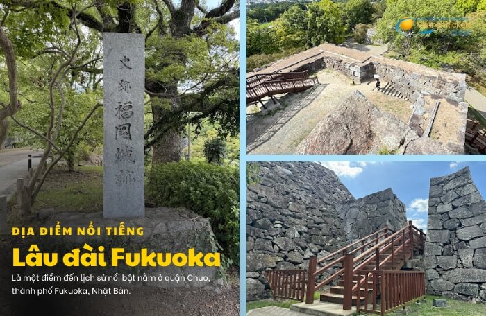 Địa điểm nổi tiếng ở Fukuoka lâu đài