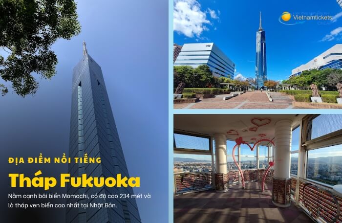 Địa điểm nổi tiếng ở Fukuoka tháp truyền hình