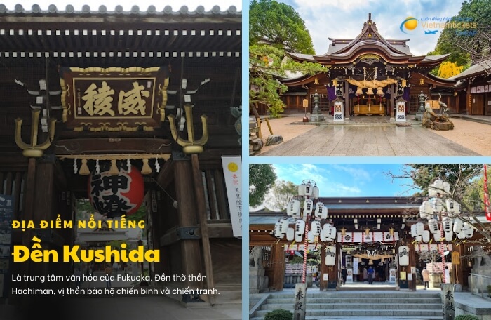 Địa điểm nổi tiếng ở Fukuoka Đền Kushida