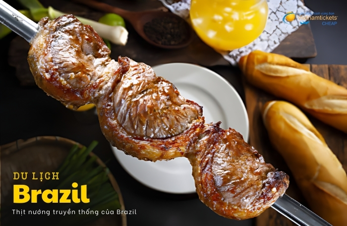 du lịch Brazil món ăn Churrasco