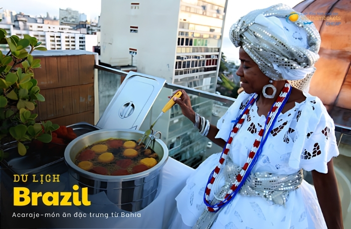 du lịch Brazil món Acaraje