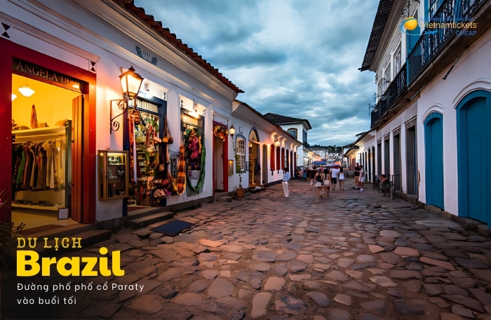 du lịch Brazil thị trấn Paraty