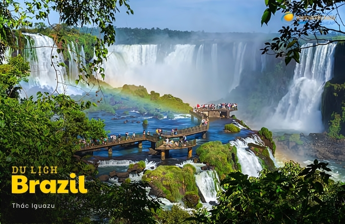 du lịch Brazil thác Iguazu