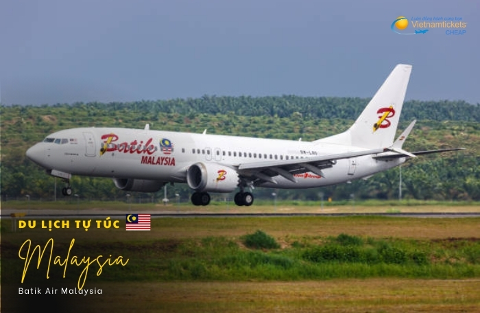 du lịch Malaysia tự túc hãng bay Batik Air