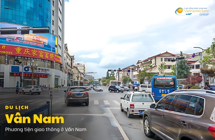 du lịch vân nam phương tiện di chuyển