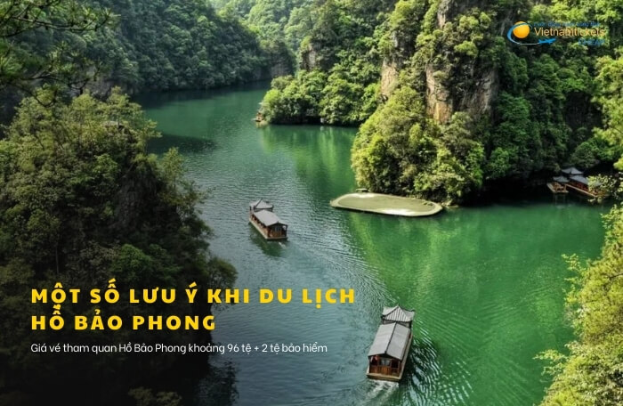 Hồ Bảo Phong lưu ý khi du lịch