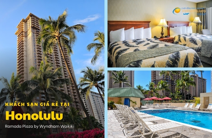 khách sạn giá rẻ tại Honolulu Ramada Plaza