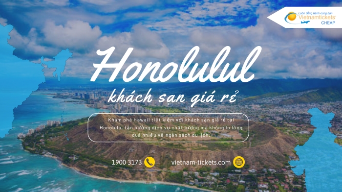 khách sạn giá rẻ tại Honolulu đặt vé