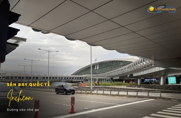 sân bay Incheon đường vào nhà ga