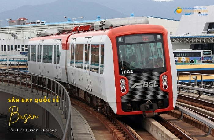 sân bay Hàn Quốc Busan tàu LRT