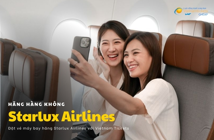 đặt vé máy bay hãng starlux airlines mua ở đâu