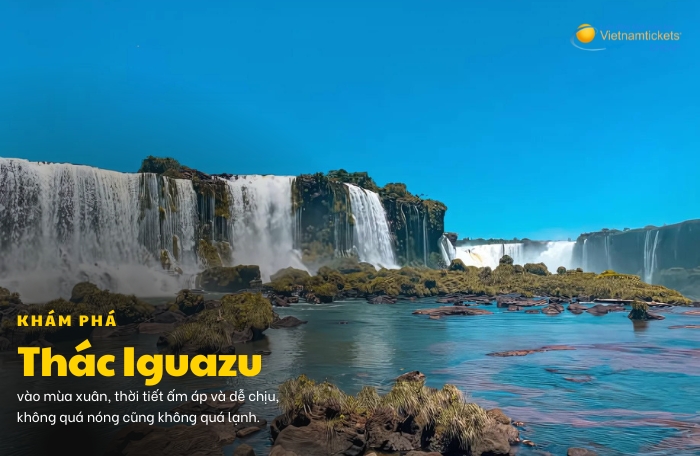 thác Iguazu mùa nào đẹp