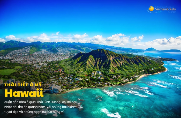 thời tiết ở Mỹ Hawaii