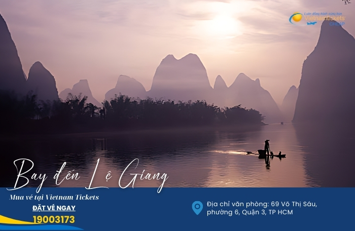 vé máy bay đi Lệ Giang tại vietnam tickets