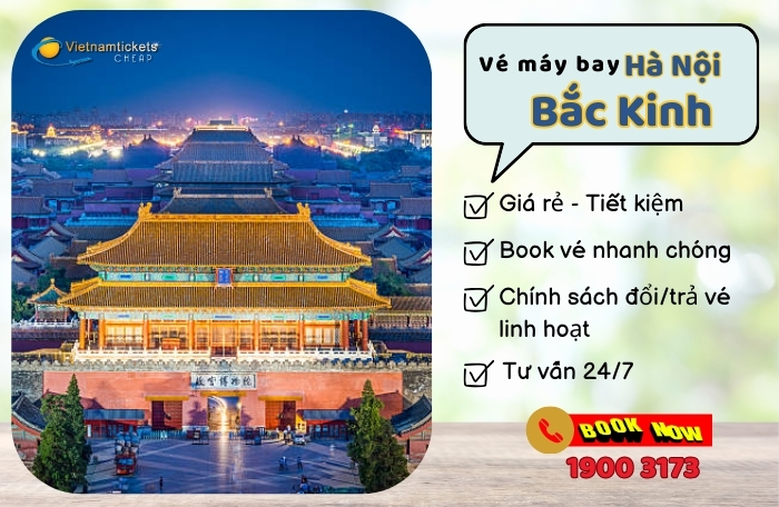 vé máy bay Hà Nội Bắc Kinh mua ngay