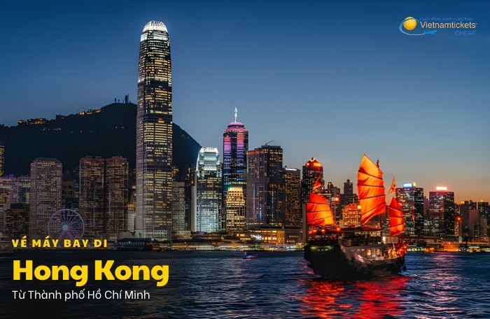 vé máy bay từ TPHCM đi Hong Kong chặng bay