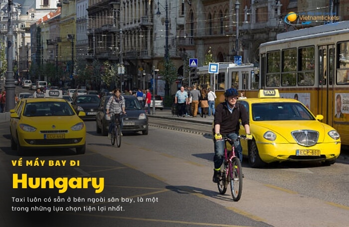 vé máy bay đi Hungary phương tiện di chuyển