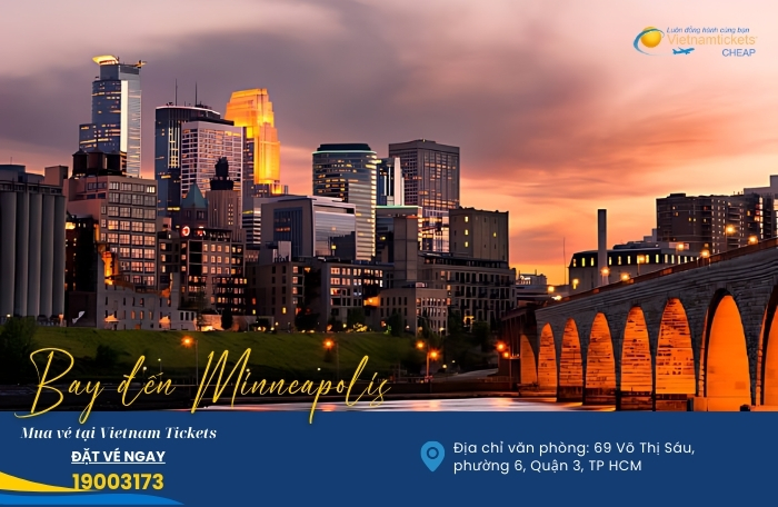 vé máy bay đi Minneapolis mua ở đâu rẻ