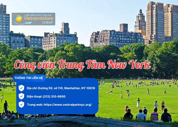 Central Park được bao quanh bởi những khu vực sầm uất bậc nhất New York