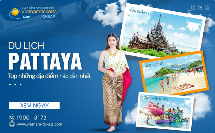 Các địa điểm du lịch Pattaya nổi tiếng đều rất gần với thủ đô Bangkok, Thái Lan