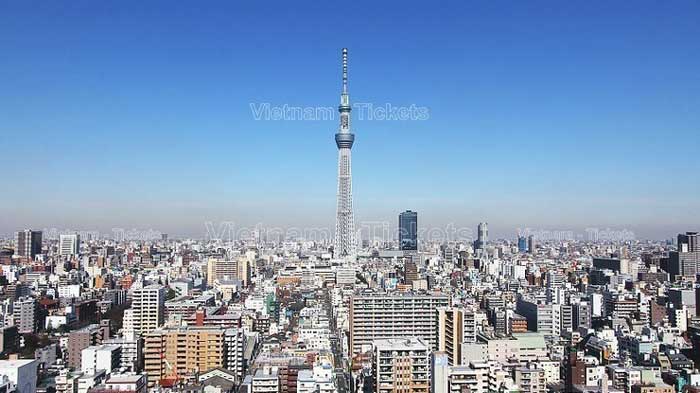 Tháp truyền hình Tokyo Skytree được biết đến chính là một biểu tượng của thành phố