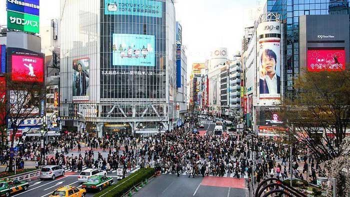 Khu phố Shibuya là địa điểm mang tính biểu tượng của thành phố