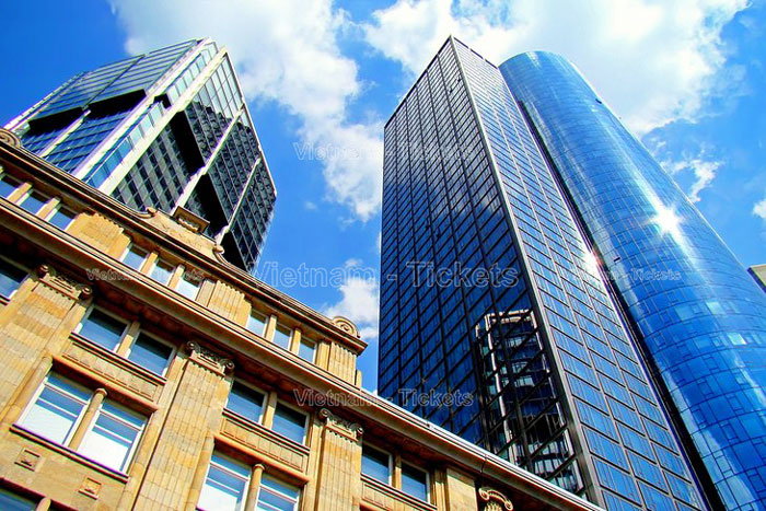 Tháp Main (Main Tower) chính là biểu tượng hiện đại nhất của Frankfurt