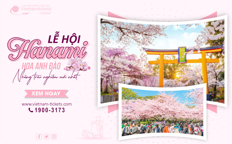 Lễ hội hoa anh đào (Hanami) -  Bữa tiệc chào đón mùa xuân xứ Phù Tang