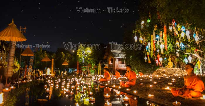 Lễ hội Loy Krathong chính là lễ hội truyền thống lớn nhất Thái Lan