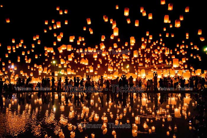 Chiang Mai là địa điểm diễn ra lễ hội lớn nhất vừa cả Yi Peng và Loy Krathong