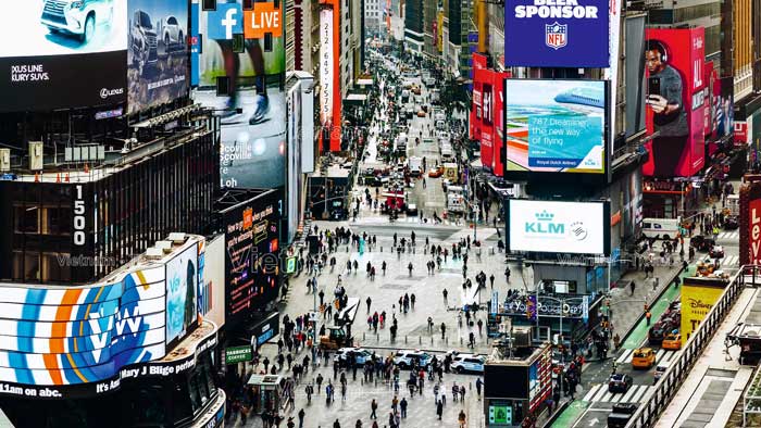 Lịch sử của “ngã tư huyền thoại” Times Square bắt đầu từ những năm 1900