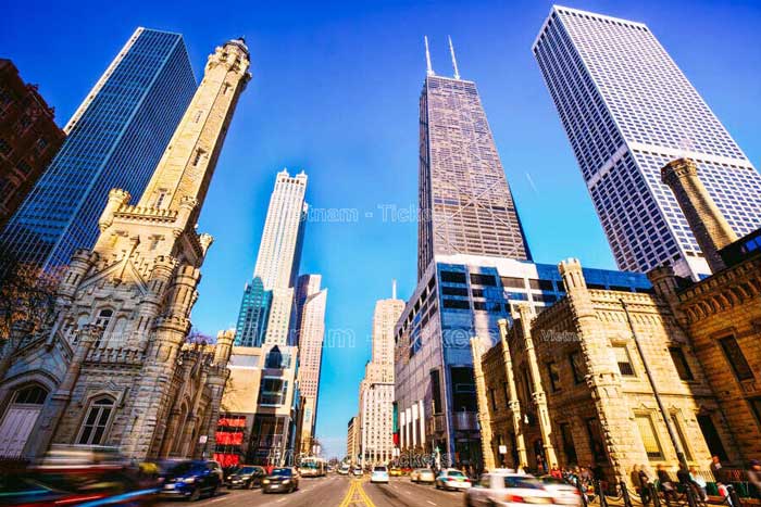 Chicago là một thành phố với diện tích rộng lớn