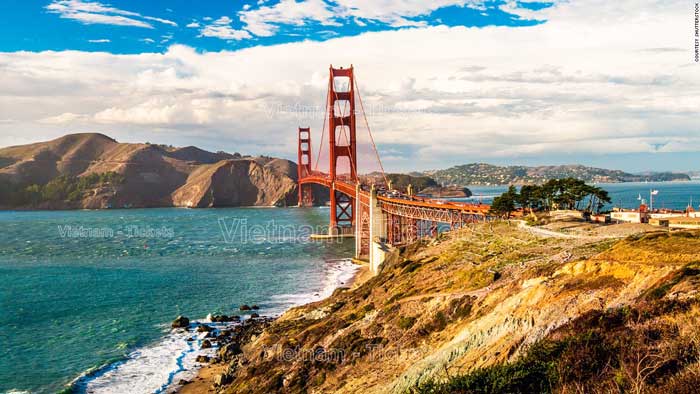 Los Angeles, San Francisco là hai điểm đến phổ biến nhất khi du lịch California