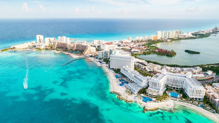 Cancun là thành phố thuộc tiểu bang Quintana Roo, nằm ở Bán đảo Yucatan tại Mexico